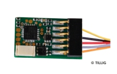 TILLIG 66033 - Decoder mit Kabel nach NEM 651 (Koop. Uhlenbrock) (TT, H0m, H0e)